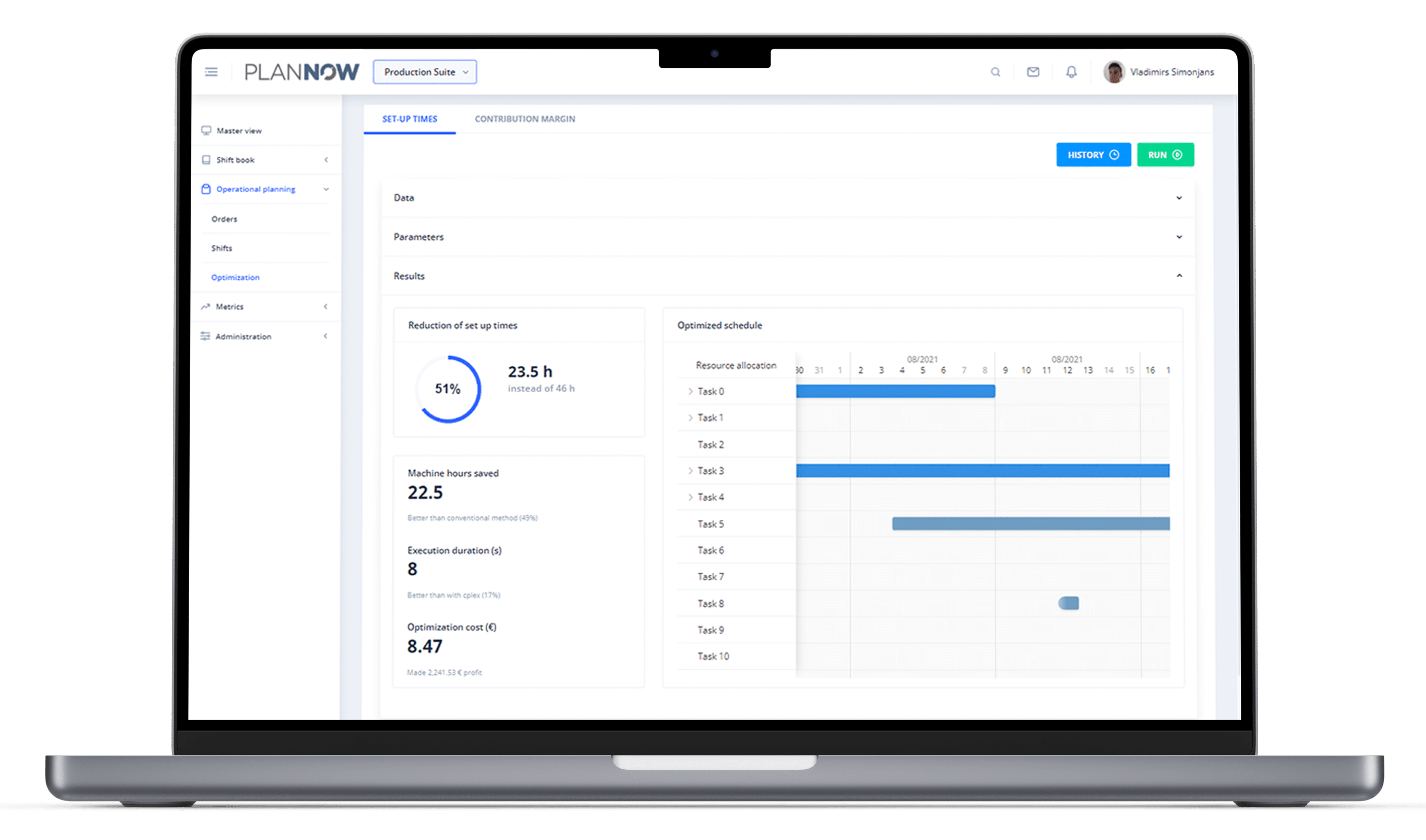 pn optimization mac book 16 - Home - PlanNow Production Suite